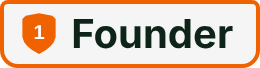Founder badge, wave 1